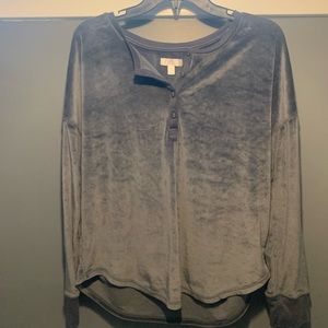 Soft velvet sleeping top